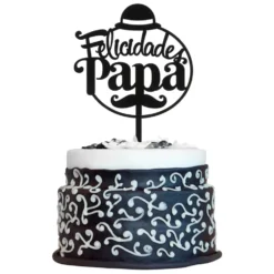 Topper para Tarta Felicidades Papá 15 cm
