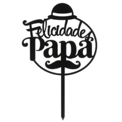 Topper para Tarta Felicidades Papá 15 cm