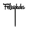 Topper para Tarta Felicidades 13 cm - Dekora