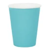 Vasos de Papel Azul Cielo 10 ud