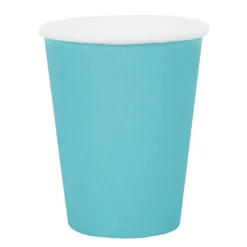 Vasos de Papel Azul Cielo 10 ud