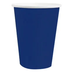 Vasos de Papel Azul Intenso 10 ud