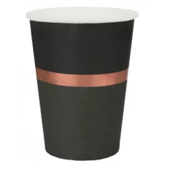 Vasos de Papel Navidad Chic Gris 10 ud