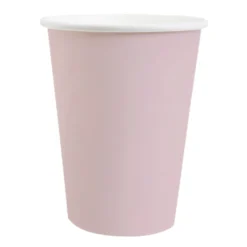 Vasos de Papel Rosa Bebé 10 ud