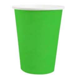 Vasos de Papel Verdes 10 ud