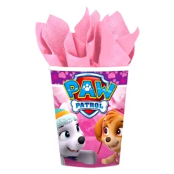 Vasos Patrulla Canina Rosas