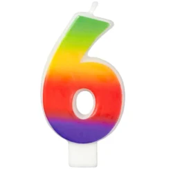 Vela Rainbow Nº 6 - Azucren