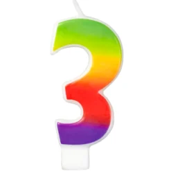 Vela Rainbow Nº 3 - Azucren