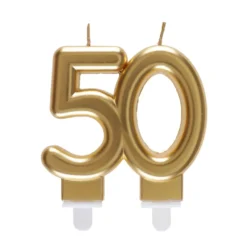 Vela 50 Aniversario 7,5 cm