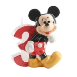 Vela de Cumpleaños Mickey Nº 3