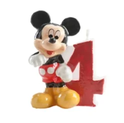 Vela de Cumpleaños Mickey Nº 4