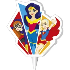 Vela de Cumpleaños Super Hero Girls