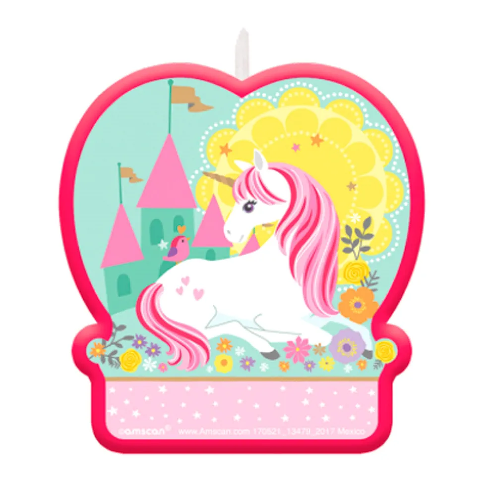 Vela de Cumpleaños Unicornio