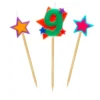 Velas Número 9 Estrellas