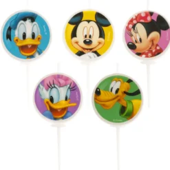 Velas de Cumpleaños Mickey y Amigos 5 ud