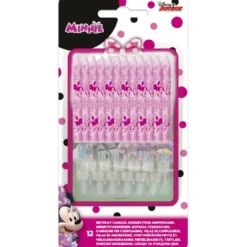 Velas de Cumpleaños Minnie 12 ud