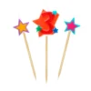 Velas Número 3 Estrellas