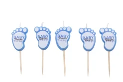 Velas Pies Azules 5 ud